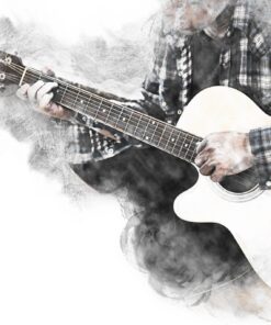 Fototapeta Chlapec s kytarou