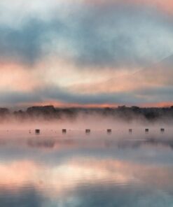 Fototapeta Mlha na jezeře
