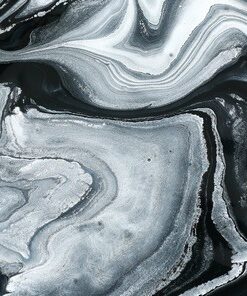 Fototapeta Black and White Waves