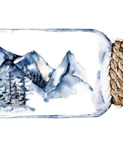 Fototapeta Hory v láhvi