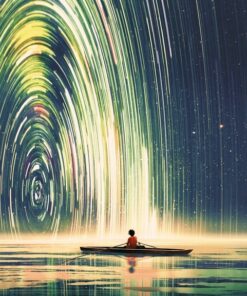 Fototapeta Řeka světla