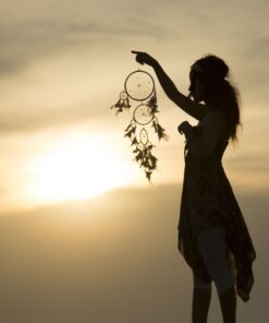 Fototapeta Žena s lapačem snů