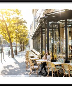 Plakát pařížské kavárny