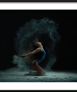 Gymnastický prachový plakát