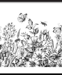 Louka kreslení plakát