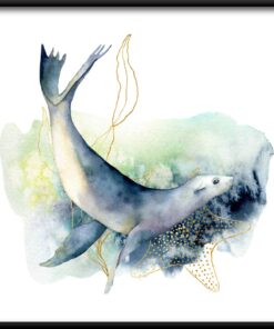 Modrá pečeť plakát