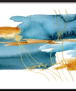 Zlato na modrém plakátu 3