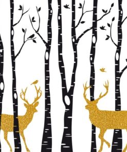 Samolepka na zeď Zlatý sob