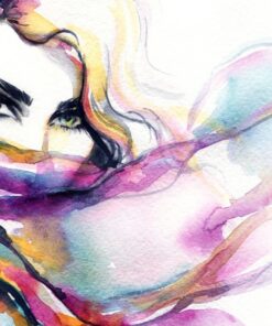 Fototapeta Tvář Ve Vlasech