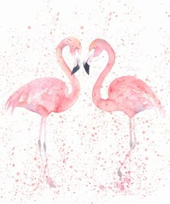 Fototapeta Dva plameňáci