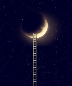 Fototapeta Ladder To The Moon