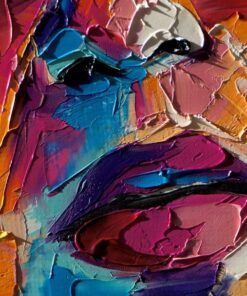 Fototapeta Barvy tváře