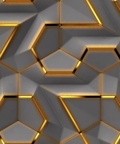 Fototapeta Zlato-šedá Ornament