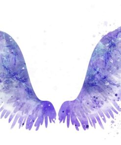Samolepka na stěnu Violet Wings