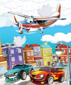 Fototapeta Happy little plane