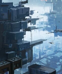 Fototapeta Futuristické město 2