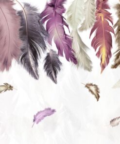 Samolepka na zeď Padající peří