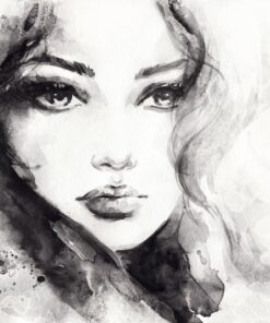 Fototapeta Tajemná brunetka