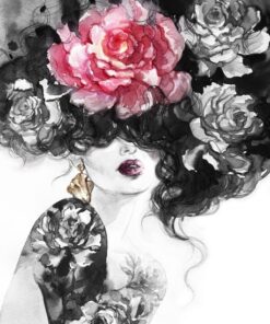 Fototapeta Žena s květinami 3