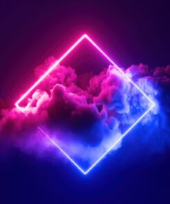 Fototapeta Rhombus and smoke