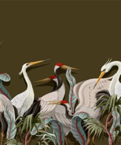 Nálepka na stěnu orientální pozadí