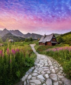 Fototapeta Chata na horách