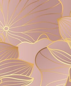 Fototapeta Zlaté lotosy 3