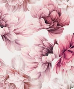 Samolepka na stěnu Růžové pivoňky 3