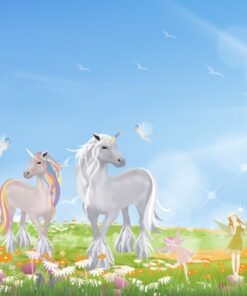 Fototapeta Jednorožci Na Louce