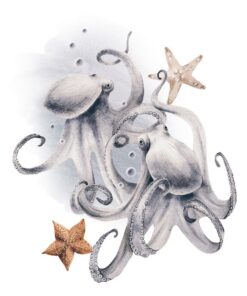 Fototapeta Chobotnice a hvězdice