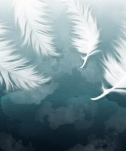 Nástěnná malba Four Feathers