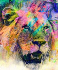 Fototapeta Malovaný lev