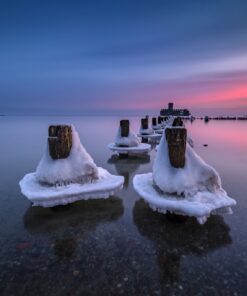 Fototapeta Breakwaters at West
