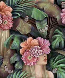 Fototapeta Žena v květech 2