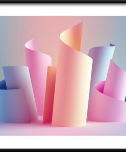 Pastelové role plakát