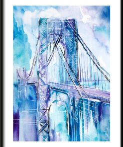 Plakát Modrý most