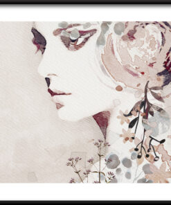 Jarní portrétní plakát