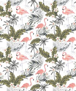 Fototapeta Flamingos in Palms