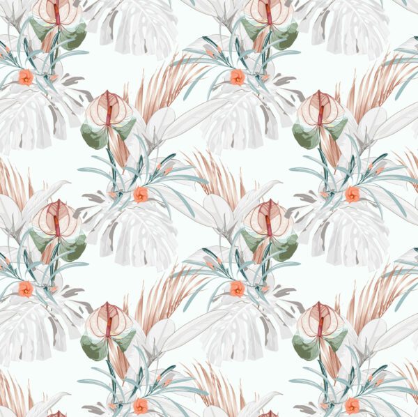 Fototapeta Grey Leaves 3
