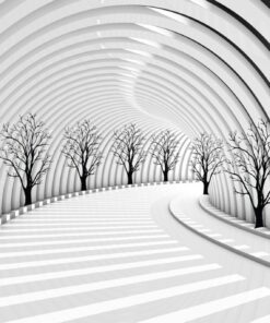 Fototapeta Stromy v tunelu