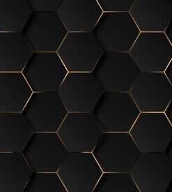 nástěnná malba se zlatým okrajem