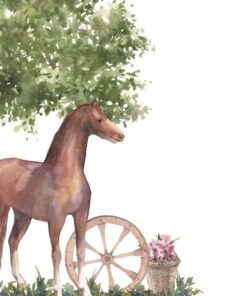 Fototapeta Kůň pod stromem