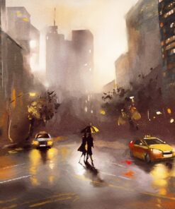 Fototapeta Podzimní město