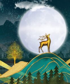 Fototapeta zlatý jelen 3