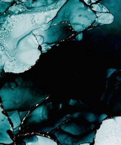 Fototapeta Tyrkysový inkoust