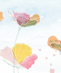 Fototapeta Barevné máky