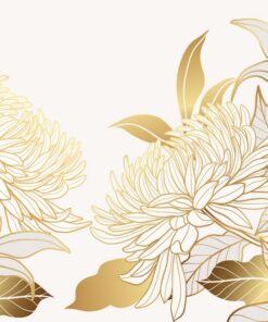 Fototapeta Pivoňky ze zlata