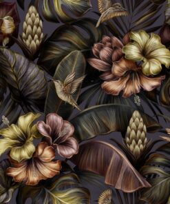 Fototapeta Ibišek a kolibřík