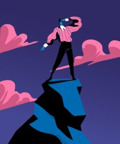 Fototapeta On The Rock Summit