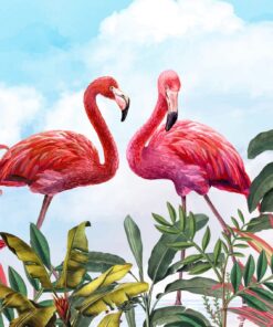 Fototapeta Dva plameňáci 3